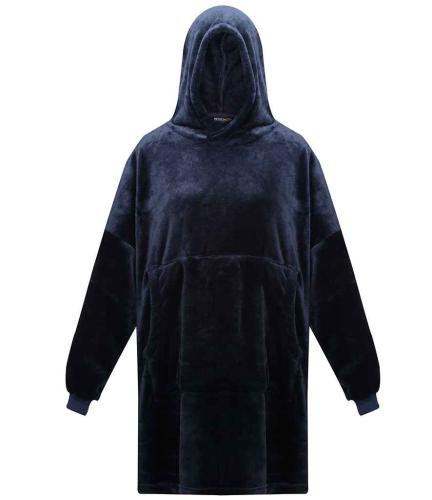 Regatta Snuggler Oversized Fleece Hoodie - NAV - ONE